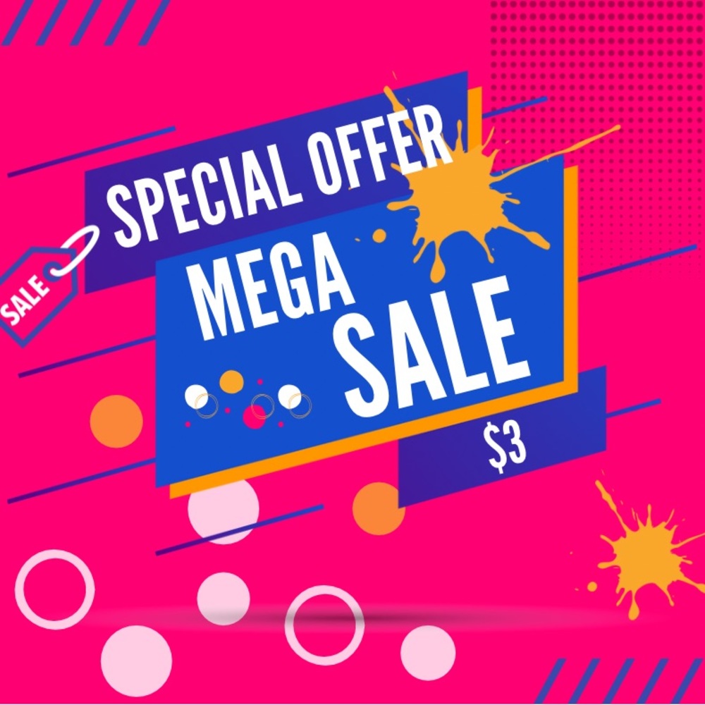 $3 Mega Sale